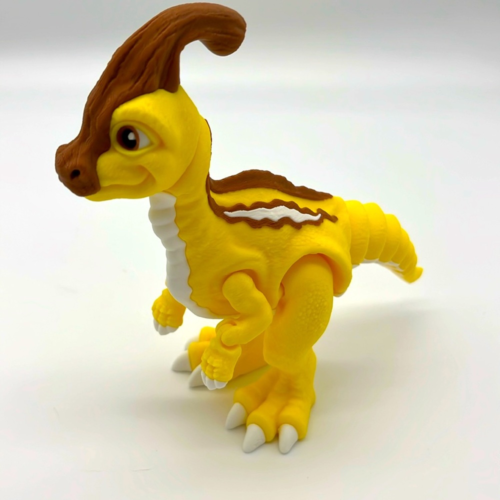 3D printed Articulated Parasaurolophus  Fidget Toy Fun Collectible Stress…